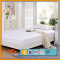 Manufacturers of White Single Cotton Fitted Sheet Stripe Style For hotel and Home